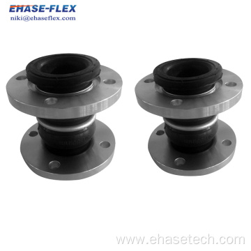 Flange type rubber bellow flexible expansion joint